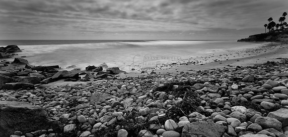 Las Gaviotas Beach bwMexico Aug 2014